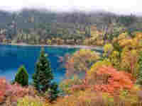 九寨沟秋天风景